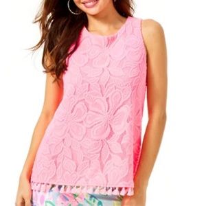 NWOT Lilly Pulitzer Maybelle tassel tank XL